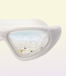 Goggles Grands Goggles de baignade avec bouchons d'oreille HD Verres transparentes anti-brouillard Silicone étanché