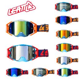 Goggles Leatt Lunes applicables à la vitesse 6.5 Miroir de brouillard anti-brouillard ultra hd, lunettes de sport en plein air, épreuve de vent, épreuve de poussière