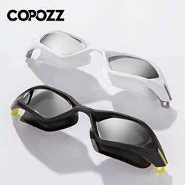 Goggles Men Professional Swimming bril Electroplate bril Anti Fog UV Bescherming Verstelbare volwassen broeikasvrouwen L221028