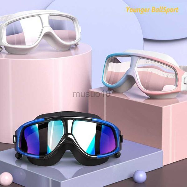 Gafas Miopía Gafas de natación Profesional Sile Gear Máscara de buceo Adultos Antivaho UV Impermeable Natación / Buceo Hombres Mujeres Gafas HKD230725