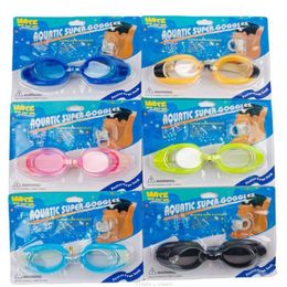 Goggles Nouvelle baignade anti-croûte avec pince-oreilles à clip de nez vergots pour adts et enfants Général Swim Flat Yy28 Drop Livrot Sports Outdoor