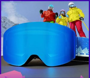 Goggles Nouveaux verres de ski pour enfants cylindres doublement doubles antifog cylindriques pour enfants miroir de ski et équipement