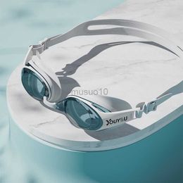 Lunettes de natation professionnelles haute définition pour hommes, imperméables et anti-buée, équipement de plongée pour adultes, lunettes de natation HKD230725