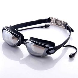 Gafas Prácticas Hombres Mujeres Gafas de natación Multifunción Anti Niebla / UV Sile Gafas impermeables Suministros para deportes acuáticos L221028