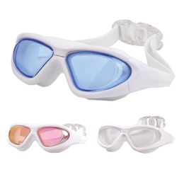 Goggles Recept Zwembril Bijziendheid Volwassen Siliconen Zwembad Goggs Optische anti condens Waterdichte Zwembril voor Mannen Vrouwen AA230530