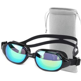 Bril Professionele Volwassen Anti-condens UV-bescherming Lens Zwembril Waterdicht Verstelbare Siliconen Zwembril Heren Dames in zwembad 231030