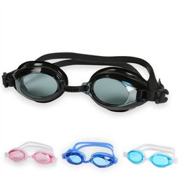 Gafas de natación para niños profesionales Gafas de natación impermeables a prueba de niebla Gafas de natación de silicona ajustables Gafas para niños P230408