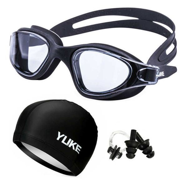 Gafas de natación profesionales para hombres y mujeres, impermeables, antivaho, UV, para adultos, gafas de piscina, Natacion, gafas de natación P230408