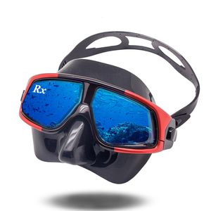 Goggles RX Recept Corrigerende optische duikuitrusting Kit Hyperopia Myopia Snorkels Set Dry Top Scuba Mask Brede Vision Antifog UV400 230411