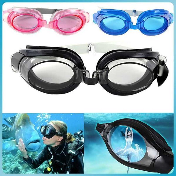 Lunettes Lunettes de natation Pince-nez Lunettes réglables Maillots de sport Piscine Anti-buée Couleur RandomAdult Kid Nouveaux accessoires de natation P230408