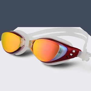 Lunettes de natation myopie hommes et femmes Anti-buée professionnel étanche sile arena piscine lunettes de natation lunettes pour adultes L221028