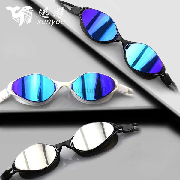 Lunettes XUNYOU Hommes Femmes Lunettes De Natation Compétition Gel De Silice Lunettes De Natation Placage Anti-buée Course Piscine Accessoires En Gros HKD230725