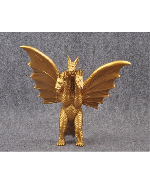 Gojira Dragon King figuras de dragón de tres cabezas de anime muñeca colección pvc modelo toy4567100