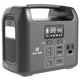 GOLABS R150 Centrale électrique portable 204Wh Batterie LiFePO4 pour l'extérieur Camping Pêche Randonnée Maison d'urgence - Noir