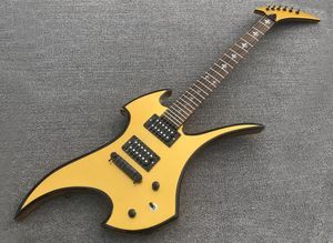 Gold 6 Strings Electric Guitar met Rosewood Fletboard kan worden aangepast