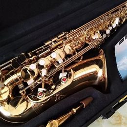 Or 875 original un que la même structure saxophone alto professionnel goutte E ton laiton plaqué or bouton de coque sax Alto