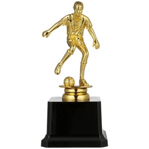 Trophée Gold Trophy Cup Reward Compets Sport Compets Plastic Soccer Basketball Badminton Trophy Trophy Souvenir Célébrations 240516