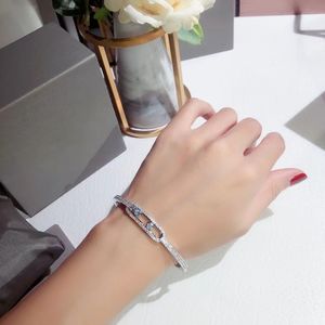 Gouden Bangle Diamond Wendbare Fijne Vrouwen Armbanden Armbanden Set Designer Mannen Sieraden Hoge Kwaliteit Unisex Fashion Party Kerst Huwelijksgeschenken Verjaardag Minnaar