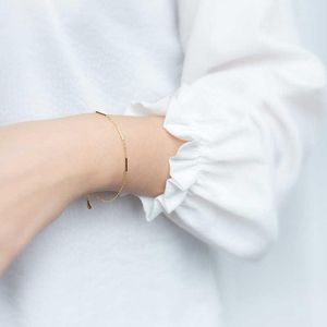 Gold Bar armbanden 100 925 Zilveren sieraden munten Bangle boho vintage minimalisme Indiase sieraden