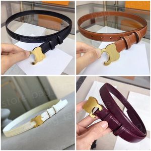 Ceinture de luxe pour femmes classiques ceintures concepteurs de ceintures dorées avec largeur 18 mm avec des cadeaux de festival de boîte 17178 25818 26116