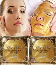 Gold Bio Collagen Facial Mas Crystal Gold Face Mask Masque anti-âge pour le visage Crystal Gold Powder Collagen Facial Mask Moisturizing7641215