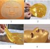 Gold Bio-Collagen masque facial masque visage masque cristal poudre de poudre de collagène masque facial hydratant anti-âge blanchissant doré masques de visage cadeaux