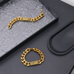 Bracelet en or Bracelet de ligne design Design unique Style rétro G Bracelet de bijoux Bracelet de bijoux pour hommes