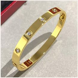 Pulsera de oro Pulseras de diamantes Brazaletes de diseñador para hombre Brazalete Brazaletes para hombre Braclet Pulsera Hombre Bracciale Uomo Bracciali B Jglx