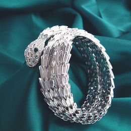 bracelet en or pour hommes haut de gamme luxe double bracelet serpent bracelet mode unisexe bracelet manchette bijoux hommes designer femmes bijoux cadeaux de fête accessoires cool