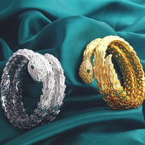 bracelet en or pour hommes Haut de gamme luxe Double serpent amour bracelet bracelet mode unisexe manchette bracelet plaqué or 18 carats bijoux hommes designer femmes bijoux cadeaux de fête