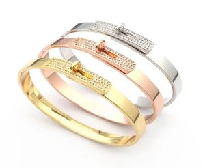 Bracelet d'or pour femmes Mode Bangle Design Bijoux Charme Diamond Tennis Custom Cuch Silver Friendship Band Good Friend Bracelet7357486