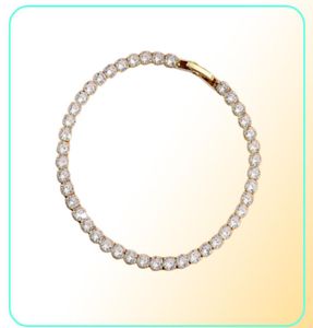 Gouden armband man iced tennis armband keten AAA kubieke zirkonia zilveren dames armbanden ontwerper koper witte diamantketens b2956469
