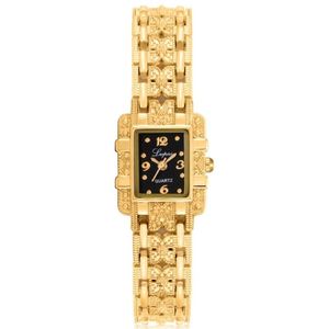 Gouden armband Watch Women Luxury roestvrij staal retro kwarts polshorloges elegante damesjurk horloges kleine vierkante wijzerplaat klok 2076