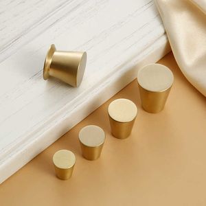 Poignée en laiton doré nouveau tiroir chinois porte d'armoire armoire simple conique en métal