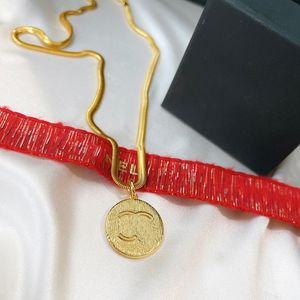 Gouden ketting ketting ontwerper voor vrouwen ontwerper sieraden brief hanger kettingen met doos titanium staal nooit vervagen heren geschenken G5