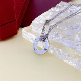 chaîne en or femmes collier designer initial homme chaîne Silver Plate amant bijoux de mode accessoire personnalisé colliers de cristal de Noël