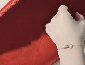 Gouden bedelarmbanden Thailand Vietnamese vulling dubbele verdikte fijne kettingarmband voor vrouwen Thanksgiving jubileumcadeau6270919