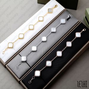 Gouden klaver armband Populaire armbanden Schakelarmband Leuke vriendschapsarmbanden Gouden ketting voor vrouwen Hawaiiaanse armband Kleurrijke armbanden Damessieraden Bruidsmode