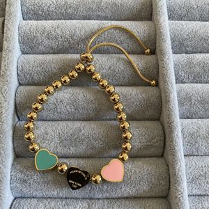 Bracelet de créateur de luxe pour femmes, couleur or, plaqué or, Logo Original, Bracelets en acier inoxydable pour Couple, vente en gros