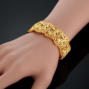 Bracelet en forme de feuille pour femmes, couleur or, bijoux, 19MM, 20CM, grosse chaîne, Bracelets pour hommes, cadeaux de fête des pères