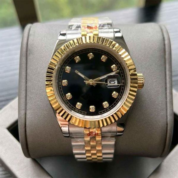 Gold Couple Watch Automatic Mechanical Watches 41mm 36 mm Diamond Case Design Imperproof Mens Wristwatch Fashion Mesdames Wrist Wrists Wrist