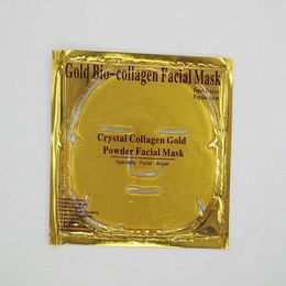 Masque au collagène de cristal d'or Masque facial au bio collagène doré Masques pour le visage Réapprovisionnement en humidité masque blanchissant peelings Soins de la peau anti-âge maquillage