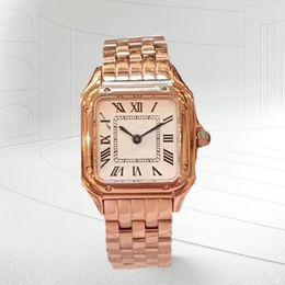 Gold Designer Automatikuhren Damen Tank Business Dress Watch Quadrat Quarz Batterieuhr Uhren hochwertige Damen Montre Luxe