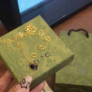 Gouden ontwerper ketting G sieraden mode ketting cadeau