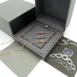 gouden diamanten kettingen link dunne luxe armbanden armbanden ontwerper voor vrouwen mannen sieraden hoge kwaliteit unisex mode feest kerst huwelijksgeschenken verjaardag liefhebbers set
