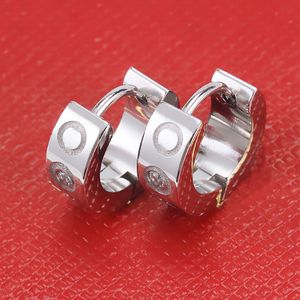 Gouden Diamond oorbellen Designer voor Dames Stud Earring Designer oorbellen Titanium Steel Love Exquisite Simple C Diamond Ring Lady Earring Sieraden Gift Fashion Stud