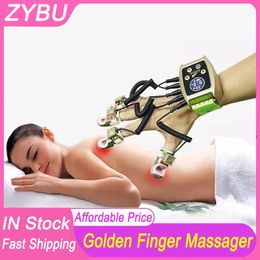 Gouden Diamant Vinger Microstroom Machine Zwaartekracht Gouden Vinger Ems infrarood Radiofrequentie Bio Gezondheidszorg Lichaam Ontspannen Nekmassage Microstroom