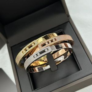 diamant d'or Nimble large bracelets de luxe bracelets designer pour femmes hommes bijoux de haute qualité unisexe mode fête de Noël cadeaux de mariage anniversaire amoureux fille