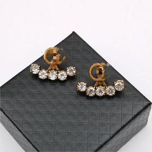 Gold Earrings Stud Fashion Stud Earrings Woman Luxe Designer Earring Multi Colors G Letter Sieraden Vrouwen
