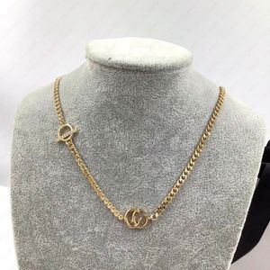 Gouden mode-ontwerper armband ketting cadeau ontwerper sieraden